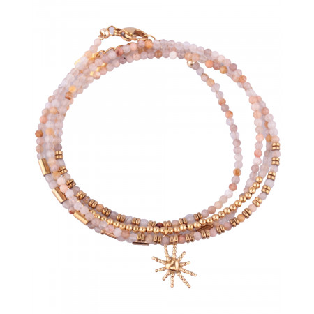 Bracelet MILE MILA doré et rosé étincelle coeur