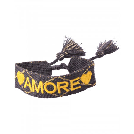 Bracelet tissu Amore