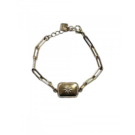 Bracelet acier doré Toscane