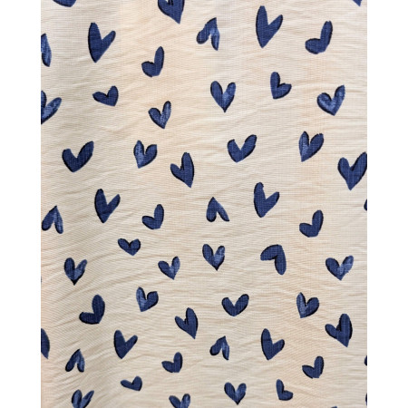 Bombers femme écru et bleu marine Nahélys