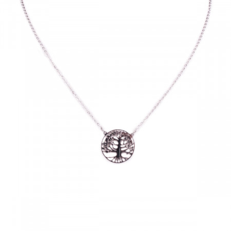 Collier MILE MILA acier argent arbre
