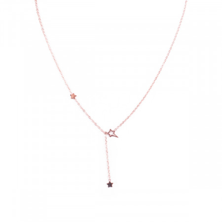 Collier acier rose gold MYLE MYLA constellation