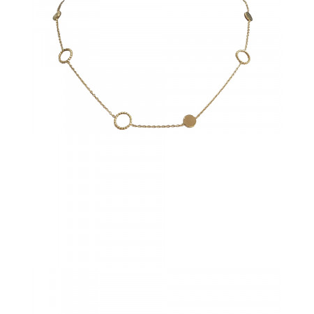 Collier femme doré Grâce