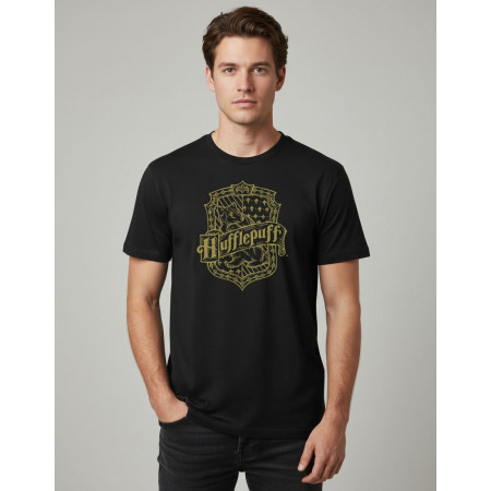 Tee-Shirt Harry Potter Gris Poufsouffle