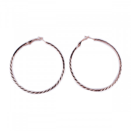 Boucles d'oreilles Anneaux cuivrés Strillis