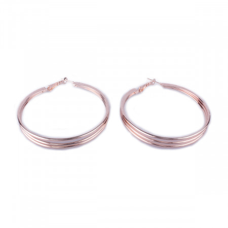 Boucles d'oreilles Anneaux cuivrés Tchoumini