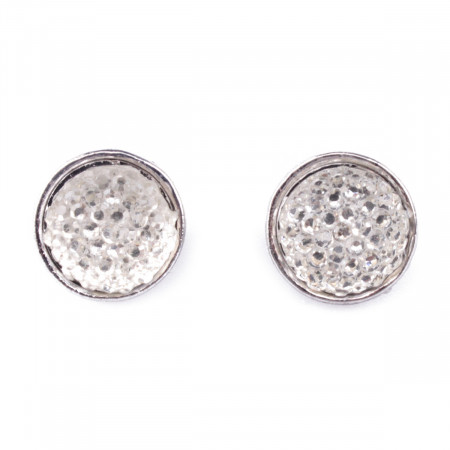 Boucles d'oreilles pastilles perles brillantes