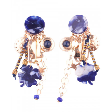 Boucles d'oreilles LOL à clips Marbritrefli