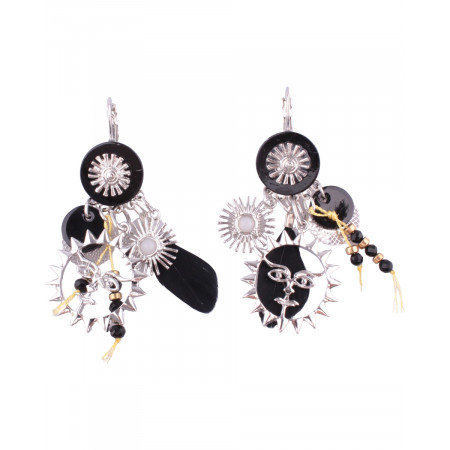 Boucles d'oreilles LOL Soleil visage