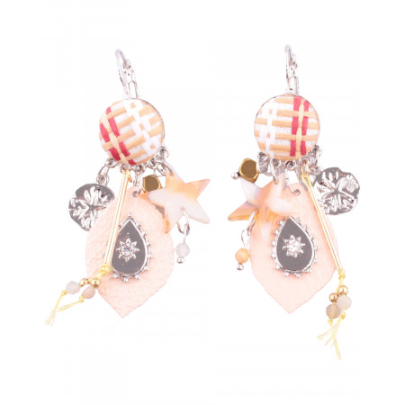 Boucles d'oreilles LOL beiges Petalino