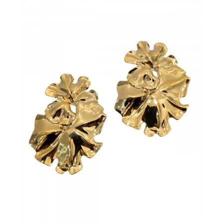 Boucles d'oreilles femme dorées Martine