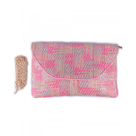 Sac bandoulière rose gris beige Muralia