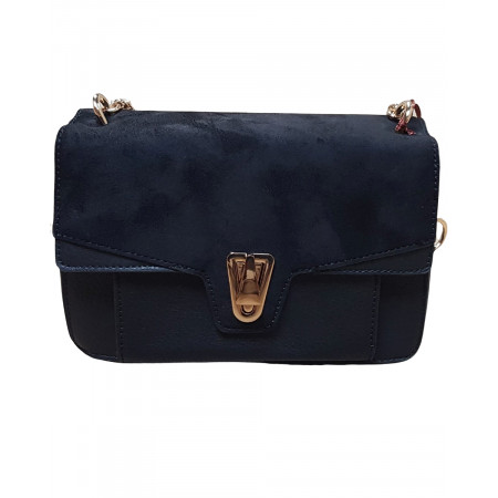 Sac à bandoulière noir et doré Sacochis