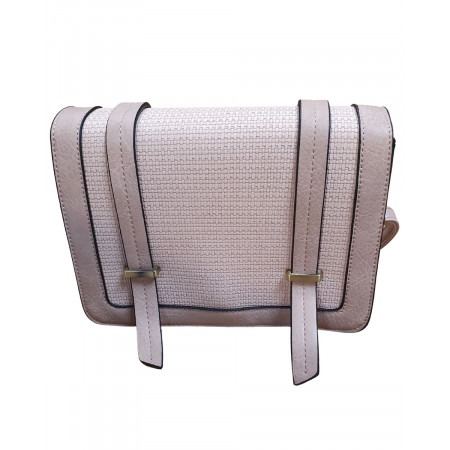 Sac à bandoulière vieux rose Rabatia