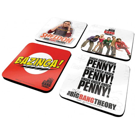 Set de sous verres Big Bang Theory