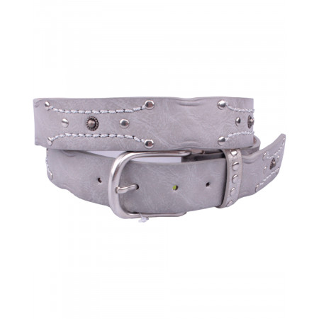 Ceinture grise à clous Cousinou