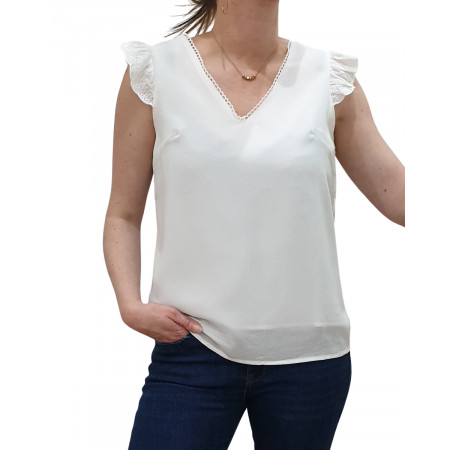 Blouse Louane blanc