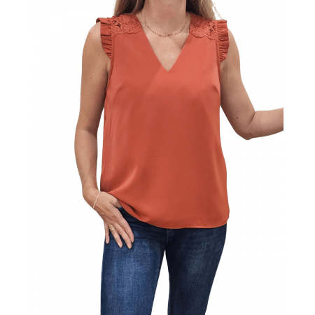 Blouse Luna rouille
