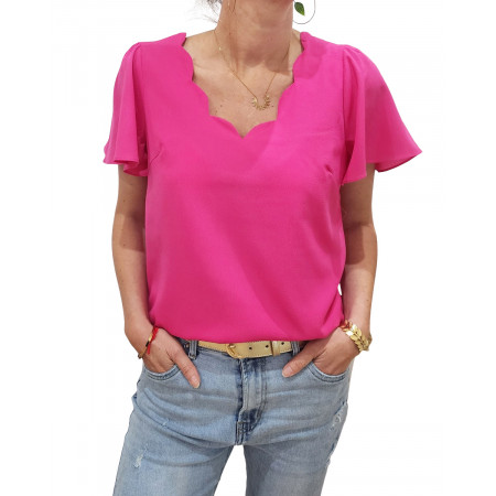 Blouse femme Emmanuelle-rose
