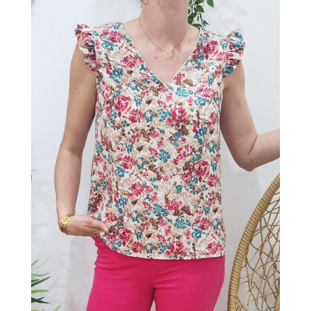 Blouse femme écru Marylou