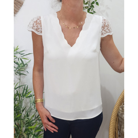 Blouse femme blanche Agata