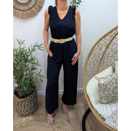 Combinaison femme bleu marine Ysée