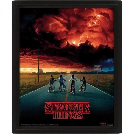 Cadre Stranger Things Flagelleur mental 3D