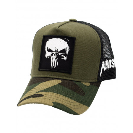 Casquette Punisher camouflage