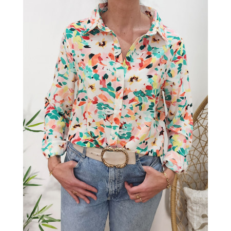 Chemisier femme multicolore Azélie