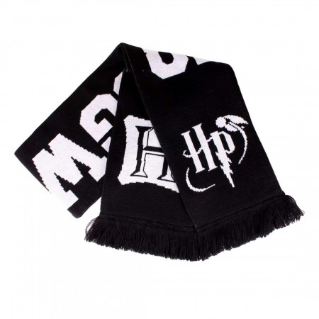 Echarpe Officielle Harry Potter Hogwarts noire et blanche