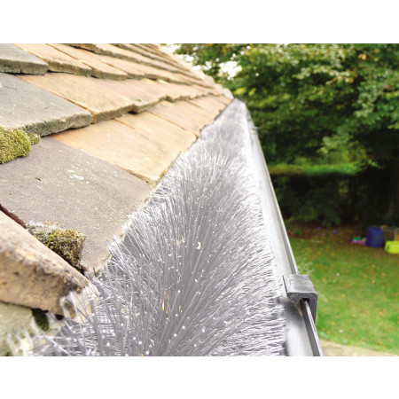 Protège gouttière Blanc / Longueur 4m / Diamètre 100mm