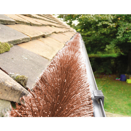 Protège gouttière Marron / Longueur 20m / Diamètre100 mm