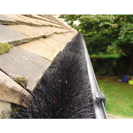 Protège gouttière Noir / Longueur 20m / Diamètre 125mm