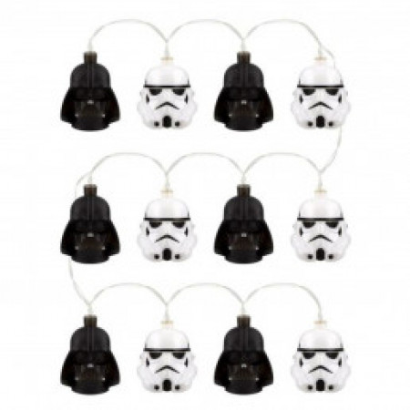 Guirlande lumineuse Star Wars Trooper et Dark Vador 3D