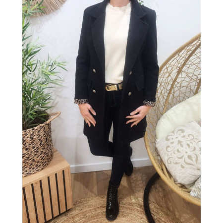 Manteau femme Prisca noir
