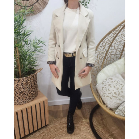 Manteau femme Prisca beige