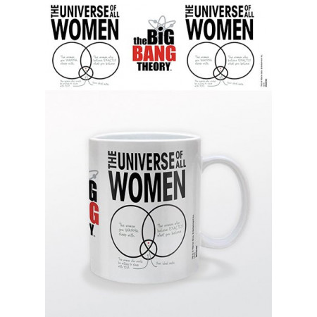 Mug Blanc Universe of All Women The Big Bang Theory