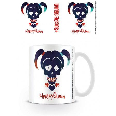 Mug Harley Quinn Skull Suicide Squad