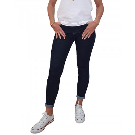 Jean femme brut skinny push up