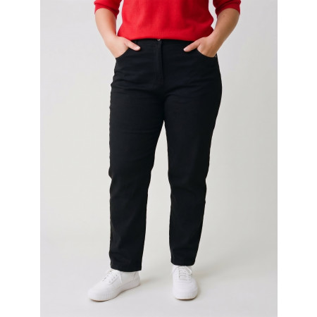 Jean femme mom noir Lova