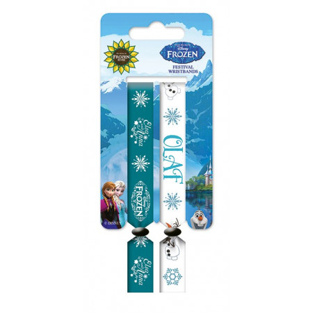 Pack de 2 Bracelets Elsa et Olaf Reine des Neiges