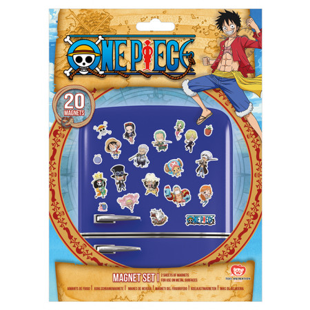 Pack de 20 aimants magnets One Piece