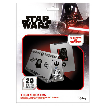 Pack de 29 Tech Stickers Star Wars