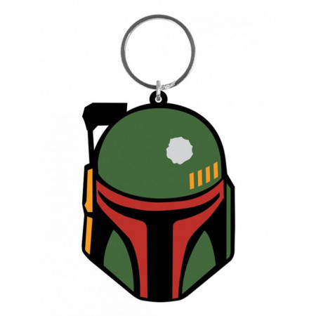 Porte-clés caoutchouc Boba Fett 6 cm Star Wars