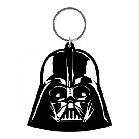 Porte-clés caoutchouc Dark Vador 6 cm Star Wars