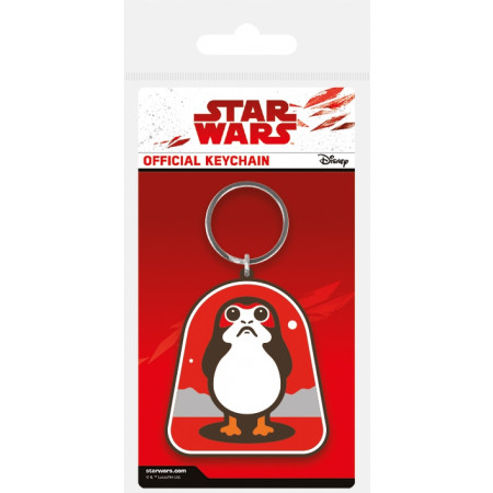 Porte-clés Caoutchouc Porg Star Wars