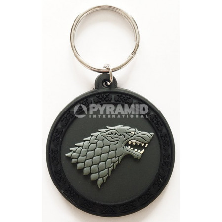 Porte-clés Stark Caoutchouc 6cm Game of Thrones