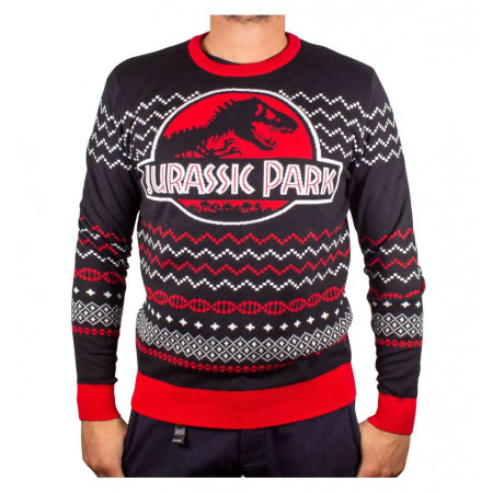 Pull de Noël Jurassic Park