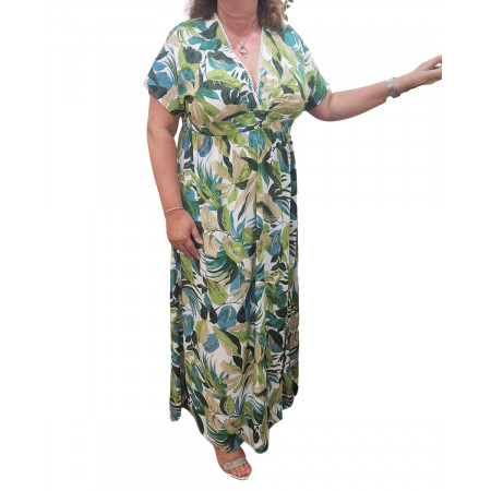 Robe longue femme grande taille Lilya