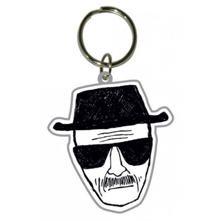 Porte-clés caoutchouc Heisenberg Breaking Bad